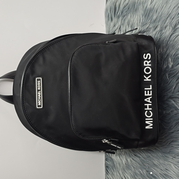 NWT Michael Kors Sport Nylon Large Backpack - Picture 1 of 15